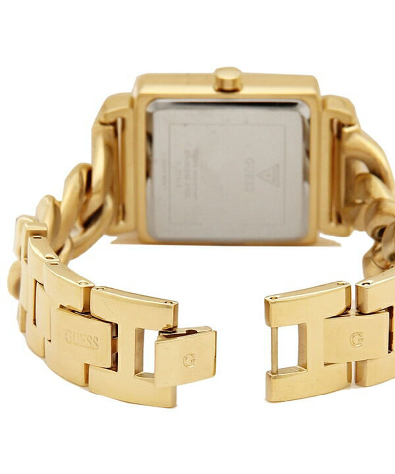 Guess Vanity Gold Dial Gold Steel Strap Watch for Women - W1029L2 Buy Now By Guess