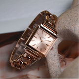 Guess Vanity Rose Gold Dial Rose Gold Steel Strap Watch for Women - W1029L3 Buy Now By Guess