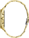 Guess Solar Chronograph Diamonds White Dial Gold Steel Strap Watch for Women - W1069L2 Buy Now By Guess