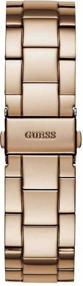 Guess G-Twist Rose Gold Dial Rose Gold Steel Strap Watch for Women - W1082L3 Buy Now By Guess