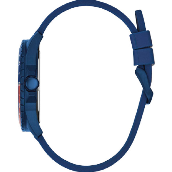 Guess Odyssey Analog Blue Dial Blue Rubber Strap Watch For Men - W1108G1 Buy Now By Guess