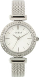 Guess Quartz Silver Dial Silver Mesh Bracelet Watch For Women - W1152L1 Buy Now By Guess