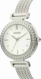 Guess Quartz Silver Dial Silver Mesh Bracelet Watch For Women - W1152L1 Buy Now By Guess