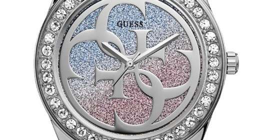 Guess G Twist Diamonds Silver Dial Silver Steel Strap Watch For Women - W1201L1 Buy Now By Guess
