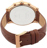 Guess Analog Chronograph Brown Dial Brown Leather Strap Watch For Men - W14052G2 Buy Now By Guess