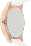 Guess Crush Crystals Gold Dial White Rubber Strap Watch for Women - W1223L3 Buy Now By Guess