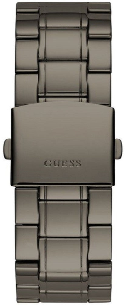 Guess Hendrix Chronograph Gunmetal Dial Gunmetal Steel Strap Watch for Men - W1309G3 Buy Now By Guess