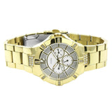 Guess Vista Diamonds Gold Dial Gold Steel Strap Watch for Women - W13573L1 Buy Now By Guess