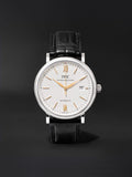 IWC Portofino Automatic White Dial Black Leather Strap Watch for Men - IW356517 Buy Now By IWC