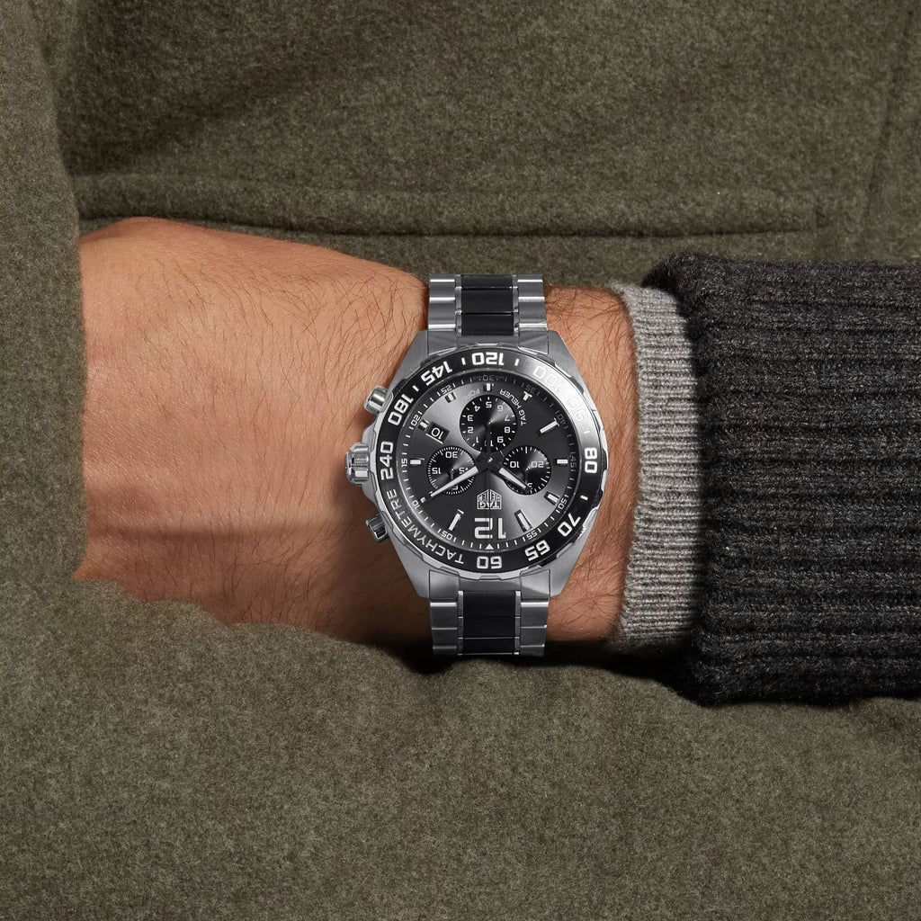 Tag Heuer Formula 1 Anthracite Dial Two Tone Steel Strap Watch For Men - CAZ1011.BA0843 Buy Now By Tag Heuer