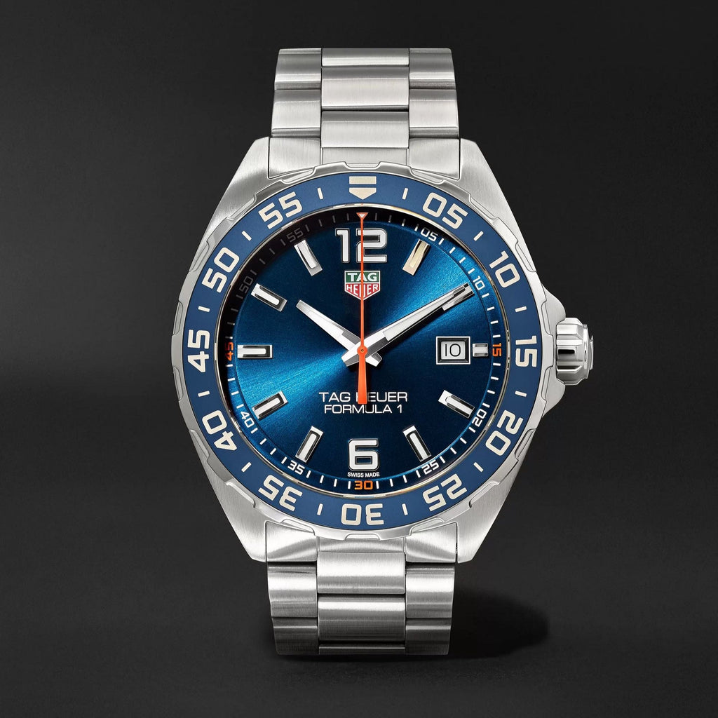Tag Heuer Formula 1 Quartz Blue Dial Silver Steel Strap Watch for Men - WAZ1010.BA0842 Buy Now By Tag Heuer