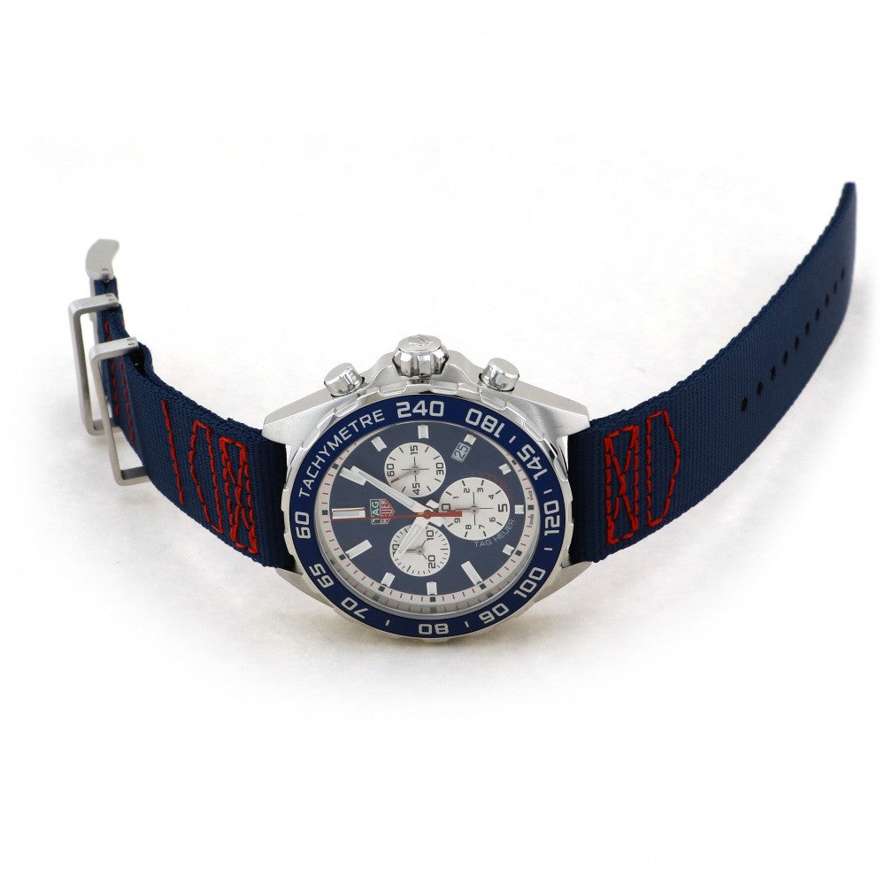 Tag Heuer Formula 1 Redbull Edition Chronograph Blue Dial Blue NATO Strap Watch for Men - CAZ1018.FC8213 Buy Now By Tag Heuer