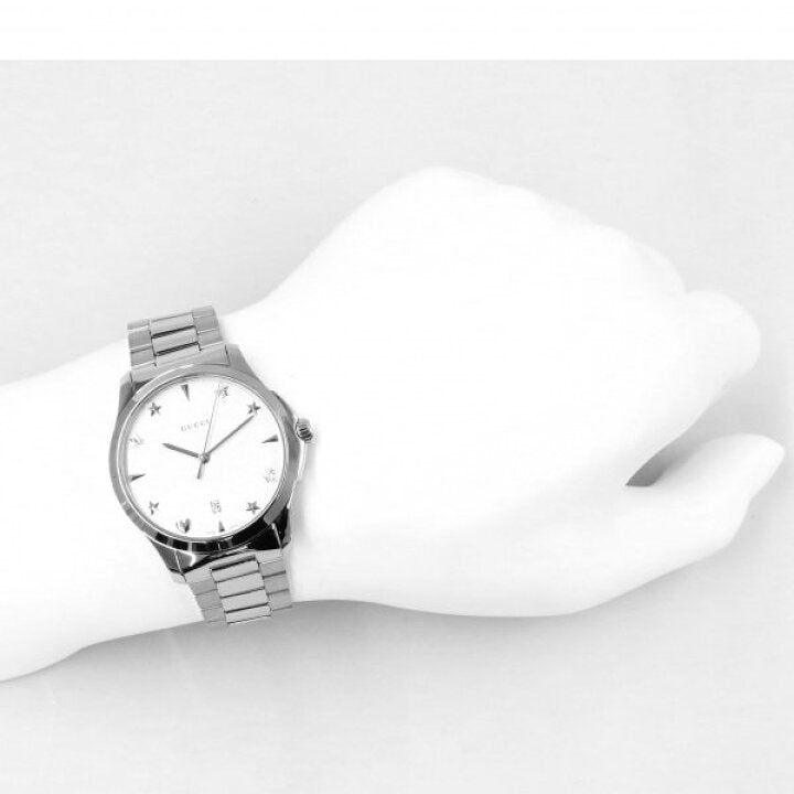 Gucci G Timeless Silver Dial Silver Steel Strap Watch For Women - YA1264028 Buy Now By Gucci