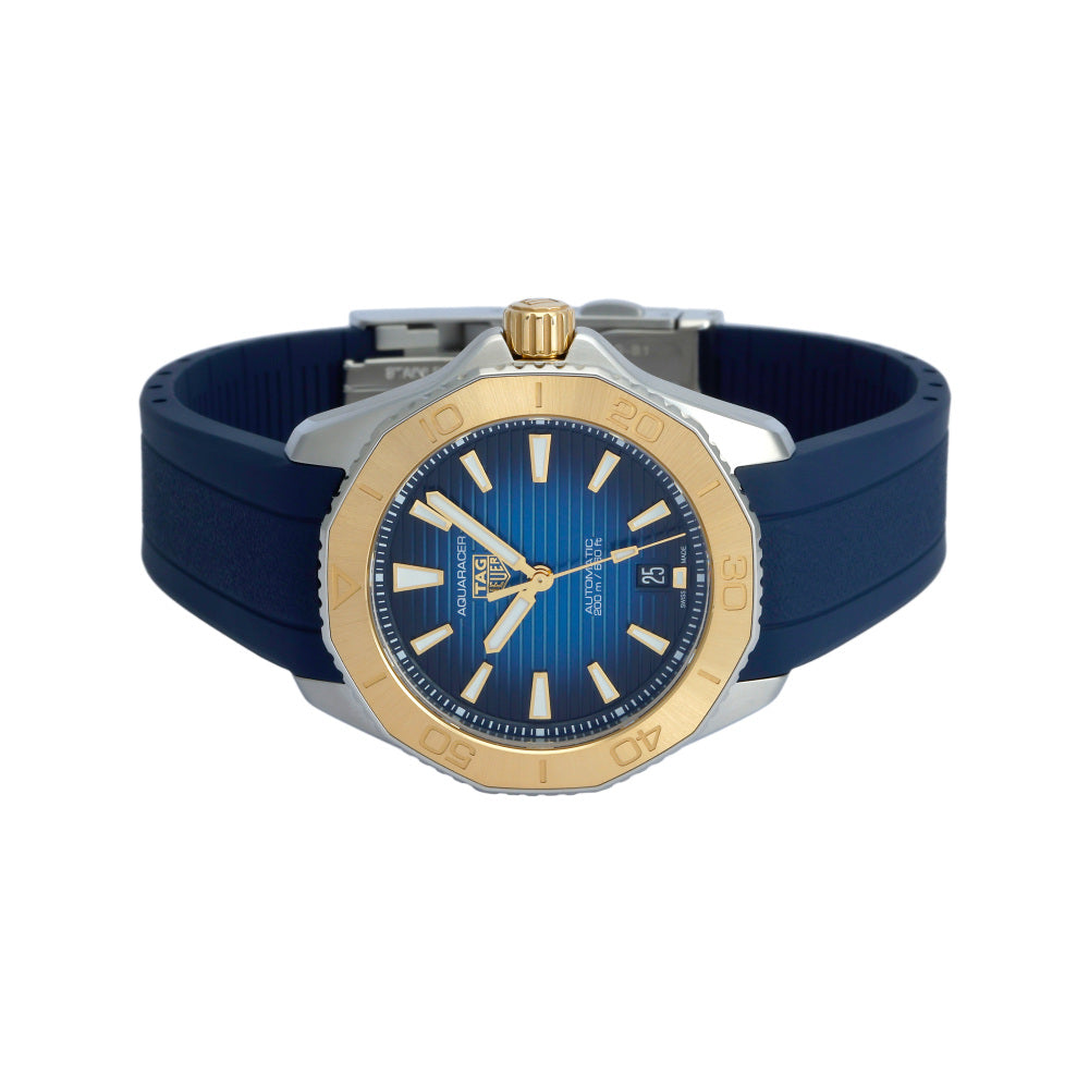 Tag Heuer Aquaracer Professional 200 Automatic Blue Dial Blue Rubber Strap Watch for Men - WBP2150.FT6210 Buy Now By Tag Heuer
