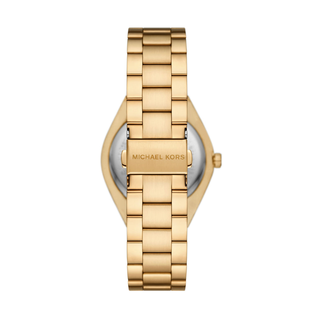 Michael Kors Everest Three-Hand Mother of Pearl White Dial Gold Steel Strap Watch For Women - MK7363 Buy Now By Michael Kors