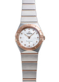 Omega Constellation Manhattan Quartz Diamonds Mother of Pearl Dial Two Tone Steel Strap Watch for Women - 131.20.25.60.55.001 Buy Now By Omega