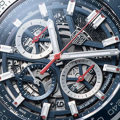 Tag Heuer Carrera Chronograph Blue Dial Silver Steel Strap Watch for Men - CBG2A11.BA0654 Buy Now By Tag Heuer