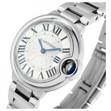 Cartier Ballen Bleu De Cartier Silver Dial Silver Steel Strap Watch for Women - W6920084 Buy Now By Cartier
