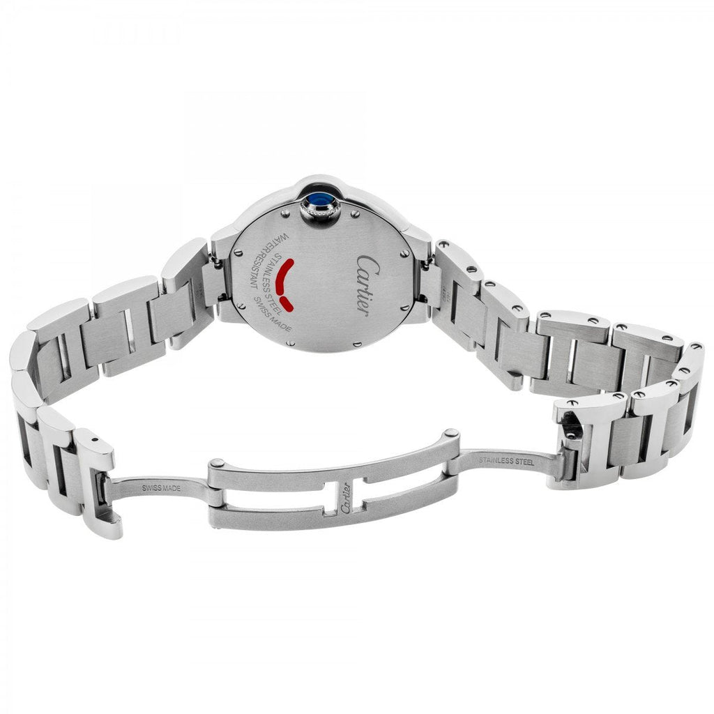 Cartier Ballen Bleu De Cartier Silver Dial Silver Steel Strap Watch for Women - W6920084 Buy Now By Cartier