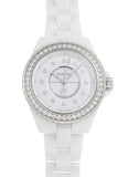 Chanel J12 Quartz Diamonds White Dial White Steel Strap Watch for Women - J12 H6418 Buy Now By Chanel