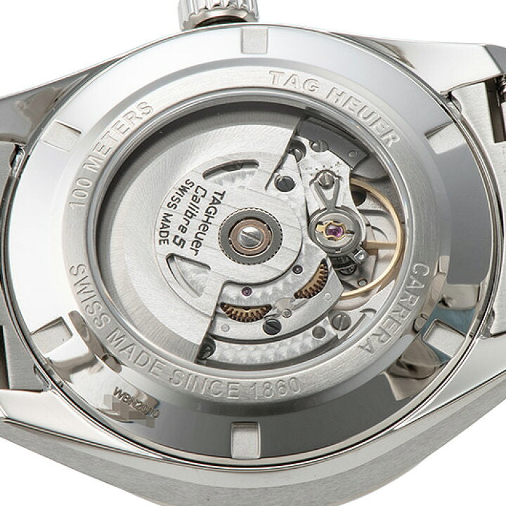 Tag Heuer Carrera Day Date Automatic Black Dial Silver Steel Strap Watch for Men - WBN2010.BA0640 Buy Now By Tag Heuer