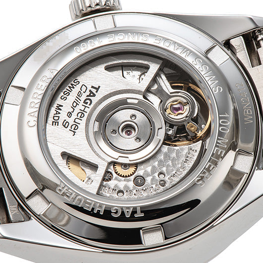 Tag Heuer Carrera Diamonds Mother of Pearl Dial Silver Steel Strap Watch for Women - WBN2412.BA0621 Buy Now By Tag Heuer