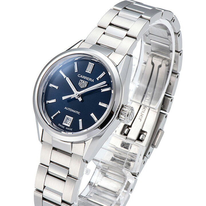 Tag Heuer Carrera Blue Dial Silver Steel Strap Watch for Women - WBN2411.BA0621 Buy Now By Tag Heuer