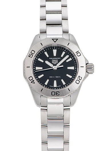 Tag Heuer Aquaracer Professional 200 Quartz Black Dial Silver Steel Strap Watch for Women - WBP1410.BA0622 Buy Now By Tag Heuer