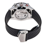 Tag Heuer Carrera Chronograph Black Dial Black Rubber Strap Watch for Men - CBN2A1AA.FT6228 Buy Now By Tag Heuer