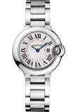 Cartier Ballon Bleu De Cartier Silver Dial Silver Steel Strap Watch for Men - WSBB0049 Buy Now By Cartier
