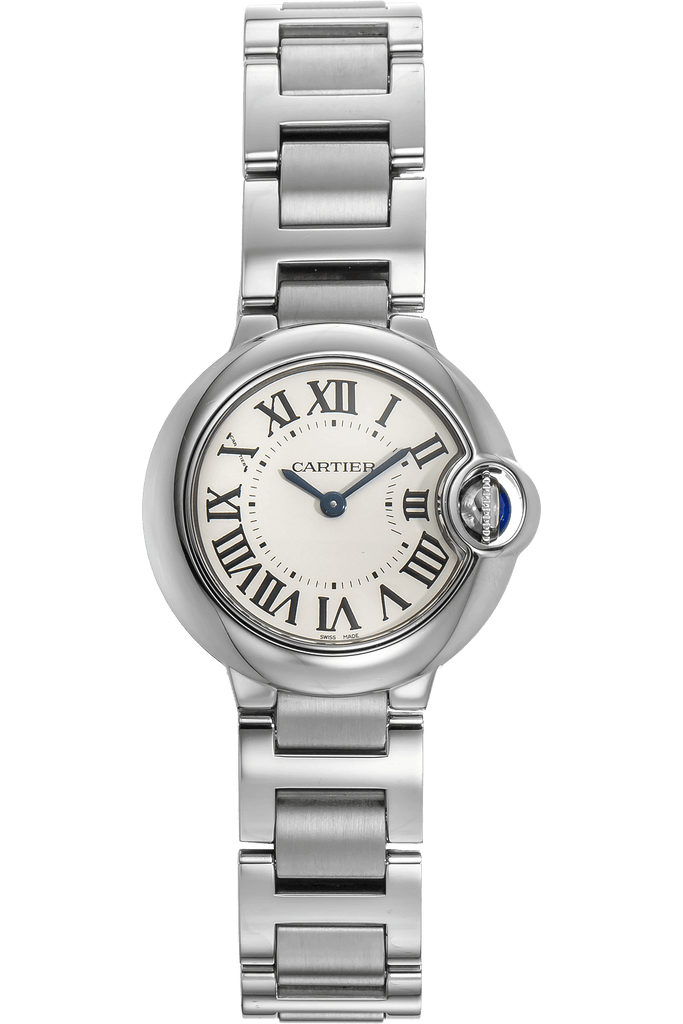 Cartier Ballon Bleu De Cartier White Dial Silver Steel Strap Watch for Women - W69010Z4 Buy Now By Cartier