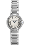 Cartier Ballon Bleu De Cartier White Dial Silver Steel Strap Watch for Women - W69010Z4 Buy Now By Cartier