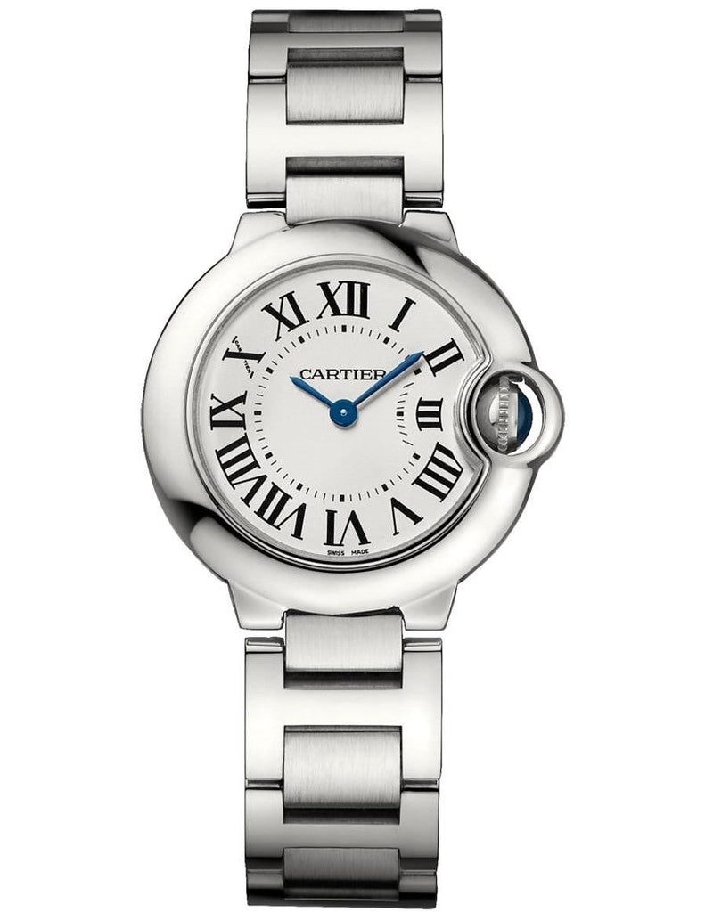 Cartier Ballon Bleu De Cartier White Dial Silver Steel Strap Watch for Women - W69010Z4 Buy Now By Cartier