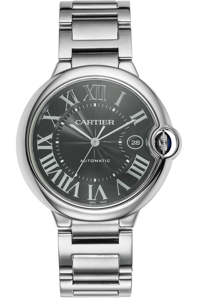 Cartier Ballon Bleu de Cartier Black Dial Silver Steel Strap Watch for Men - W6920042 Buy Now By Cartier