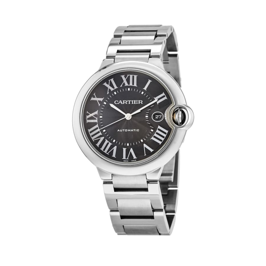 Cartier Ballon Bleu de Cartier Black Dial Silver Steel Strap Watch for Men - W6920042 Buy Now By Cartier