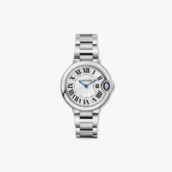Cartier Ballen Bleu De Cartier Silver Dial Silver Steel Strap Watch for Women - W6920084 Buy Now By Cartier