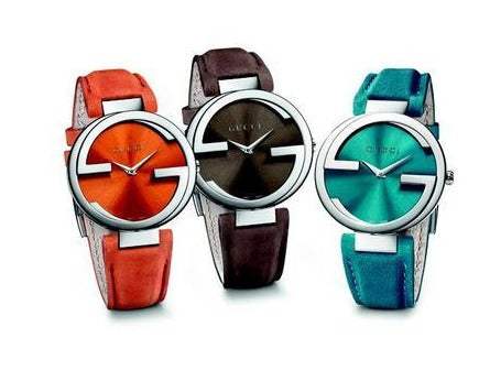 Gucci Interlocking Quartz Blue Dial Blue Leather Strap Watch For Women - YA133315 Buy Now By Gucci