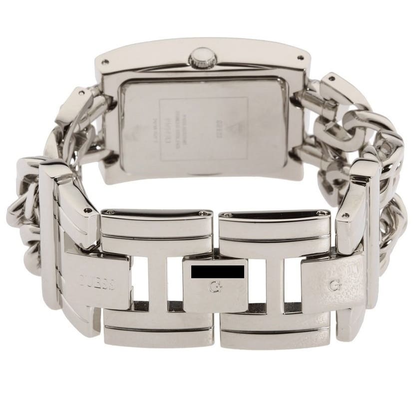 Guess Mod Heavy Metal Diamonds Silver Dial Silver Steel Strap Watch for Women - W95088L1 Buy Now By Guess