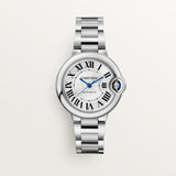 Cartier Ballon Bleu De Cartier Silver Dial Silver Steel Strap Watch for Women - WSBB0044 Buy Now By Cartier