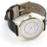 Marc Jacobs Roxy White Dial Black Leather Strap Watch for Women - MJ1532 Buy Now By Marc Jacobs