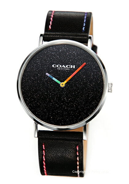 Coach Perry Black Dial Black Leather Strap Watch for Women - 14503033 Buy Now By Coach