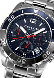 Coach Kent Chronograph Blue Dial Silver Steel Strap Watch for Men - 14602555 Buy Now By Coach