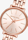 Michael Kors Pyper Three-Hand Rose Gold Dial Rose Gold Steel Strap Watch For Women - MK3897 Buy Now By Michael Kors