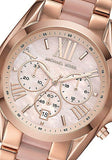 Michael Kors Bradshaw Chronograph Pink Dial Two Tone Steel Strap Watch For Women - MK6830 Buy Now By Michael Kors