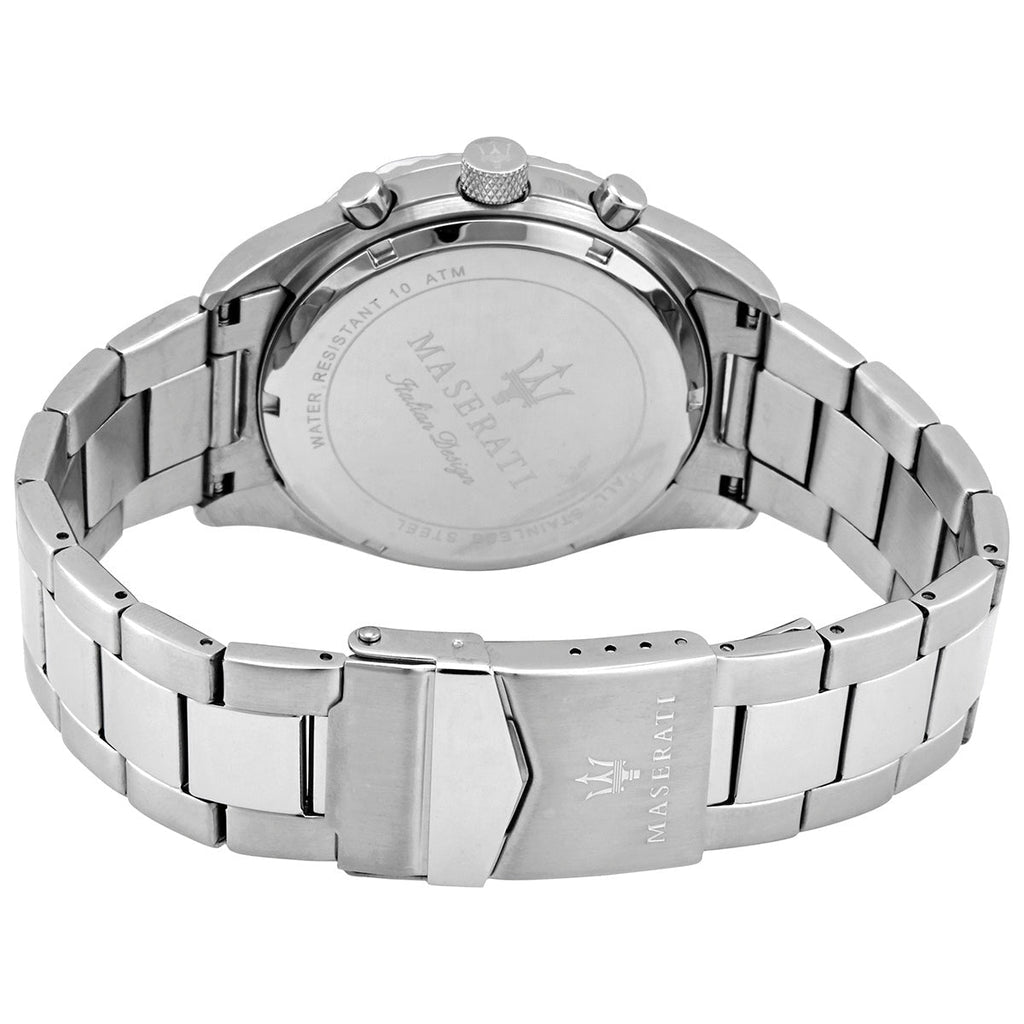 Maserati Competizione Chronograph Black Dial Silver Steel Strap Watch For Men - R8853100014 Buy Now By Maserati