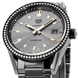 Tag Heuer Carrera Quartz Diamonds Black Dial Black Steel Strap Watch for Women - WAR1115.BA0602 Buy Now By Tag Heuer