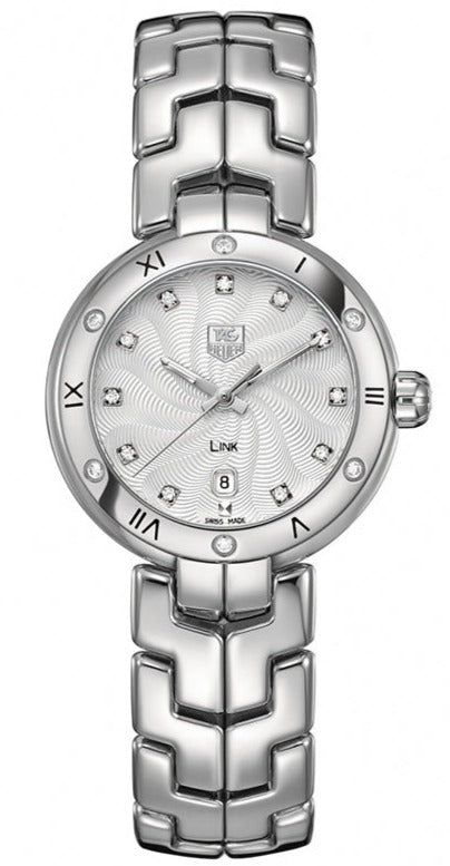 Tag Heuer Link Diamonds Silver Dial Silver Steel Strap Watch for Women - WAT1413.BA0954 Buy Now By Tag Heuer