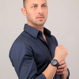 Maserati SFIDA Chronograph Blue Dial Grey Steel Strap Watch For Men - R8873640001 Buy Now By Maserati