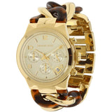 Michael Kors Runway Gold Dial Two Tone Steel Strap Watch for Women - MK4222 Buy Now By Michael Kors