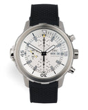 IWC Aquatimer Chronograph White Dial Black Rubber Strap Watch for Men - IW376801 Buy Now By IWC